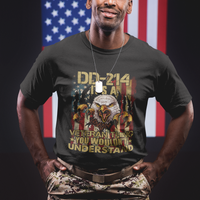 Veteran T Shirt DD-214 It's A Veteran Thing You Wouldn't Understand US Flag Bald Eagle - Wonder Print Shop