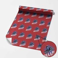 Snowmobile Braaap Wrapping Paper Roll Snowcross Snow Sled Extreme Outdoor Winter Sports - Wonder Print Shop