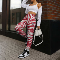 Soccer 2026 USA Jogger Pants Red Star Stylized