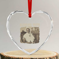 Sojourner Truth Heart Crystal Glass Ornament African American Historical Hero