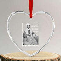 Sojourner Truth Quote Heart Crystal Glass Ornament Black History Month Strong Woman