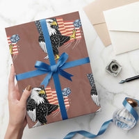Solidarity With Minneapolis Wrapping Paper Roll American Eagle No Ice Please Support