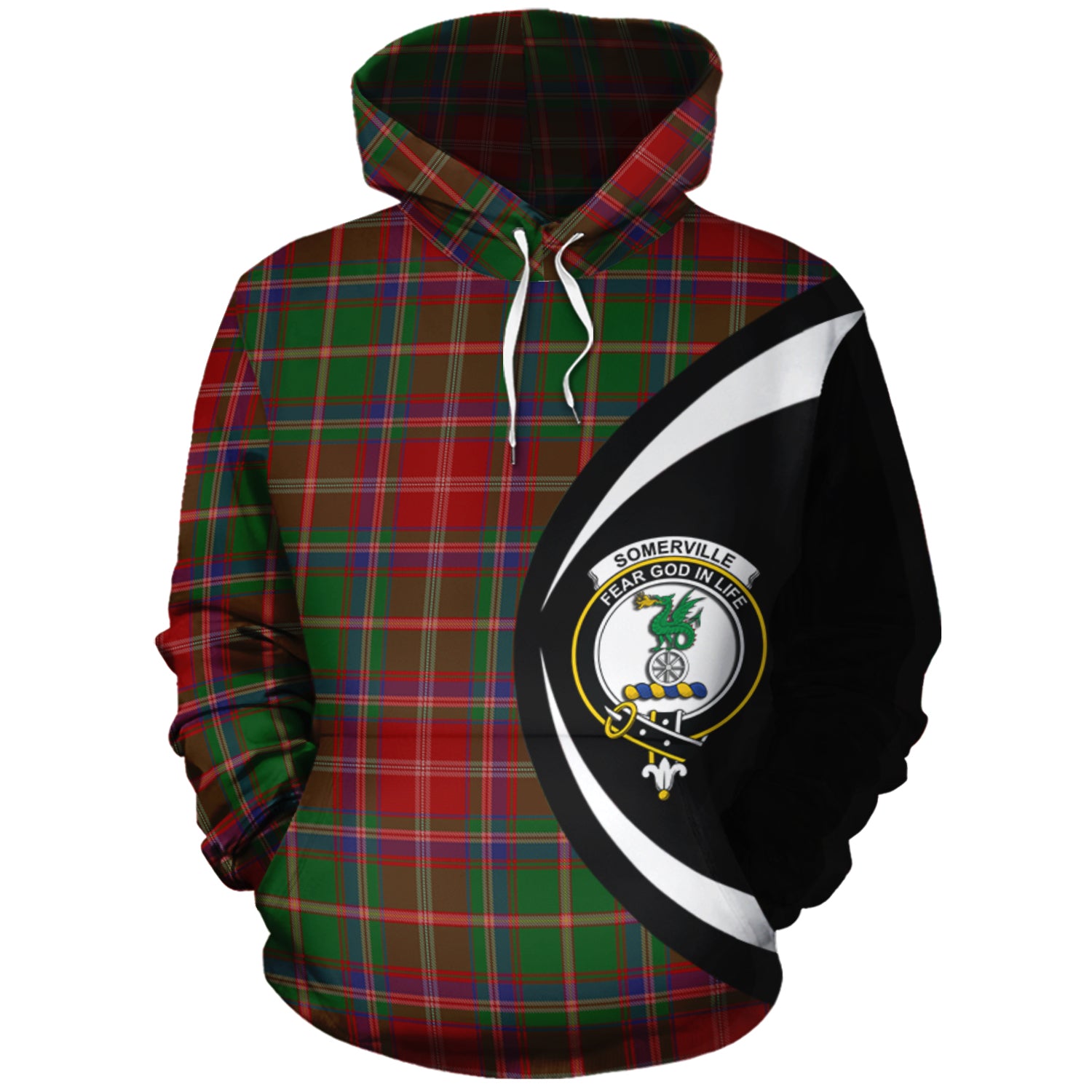 scottish-somerville-clan-crest-circle-style-tartan-hoodie