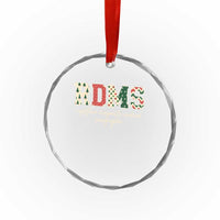 Sonographer Christmas Crystal Glass Ornament RDMS Ultrasound Tech Technologist Gift - Wonder Print Shop