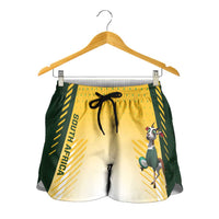 South Africa Rugby Shorts for Women Springboks Mascot Sporty Style