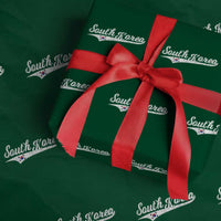 South Korea Wrapping Paper Roll Retro Script Sport Korean Flag