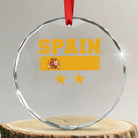 Spain Champions 2026 Second Star Crystal Glass Ornament Espana Coat of Arms