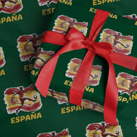 Spain Espana Soccer Football Fan Spanish Flag Wrapping Paper Roll