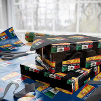 Spain Mexico Heritage Pride Wrapping Paper Roll Yes I'm Both Identity Roots for Hispanics Latinos - Wonder Print Shop