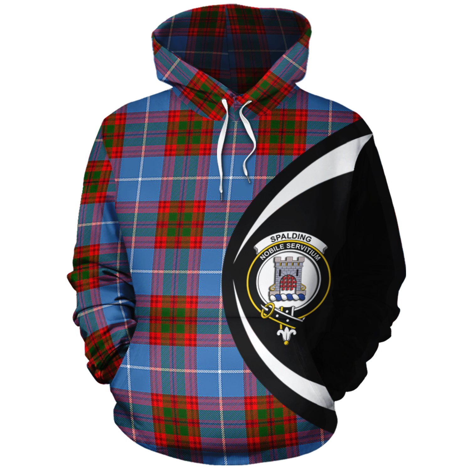scottish-spalding-clan-crest-circle-style-tartan-hoodie
