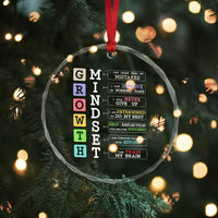 Special Education Crystal Glass Ornament Growth Mindset Positive Inspiration TS02