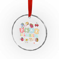 Special Education Crystal Glass Ornament Play is Learning Sped Teacher - Wonder Print Shop