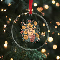 Special Education Crystal Glass Ornament Sign Language ASL Love Needs No Words TS02