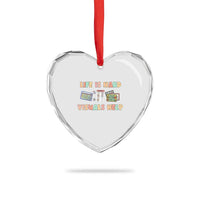 Special Education Heart Crystal Glass Ornament Life Is Hard Visuals Help Sped Teacher - Wonder Print Shop