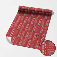 Special Education Wrapping Paper Roll Growth Mindset Positive Inspiration - Wonder Print Shop
