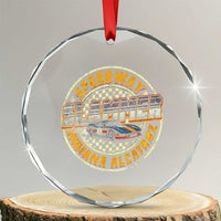 Speedway Slammer 2025 Crystal Glass Ornament Indiana Alcatraz Retro Vintage Racing Graphic TS02