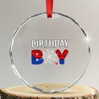 Spider Birthday Boy Crystal Glass Ornament Bday Spiders Party TS02