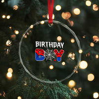 Spider Birthday Boy Crystal Glass Ornament Bday Spiders Party TS02