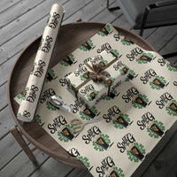 Split the G Funny Irish Drinking Wrapping Paper Roll St. Patrick’s Day Stout Beer Lovers Pub Crawls