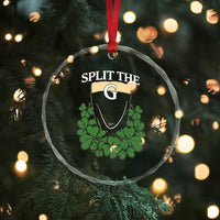Split the G Funny Irish Stout Beer Drinking Game Crystal Glass Ornament St. Patrick’s Day Shamrocks Pub Crawl Crew