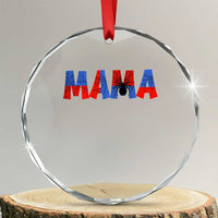 Spooky Mama Spider Web Crystal Glass Ornament Cute Halloween Mom Gift