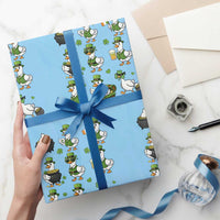 St Patricks Day Goose Crew Irish Celebration Wrapping Paper Roll