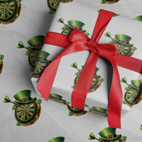 St Patricks Day Irish Darts Board Celebration Gift Wrapping Paper Roll