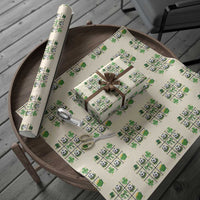 St Patricks Day Soccer Wrapping Paper Roll Irish Pride Gift