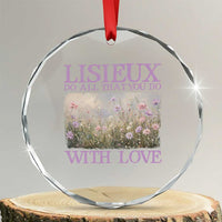 St Therese of Lisieux Crystal Glass Ornament Catholic Saint Gift for Girls Orthodox Christian