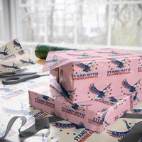 Stand With Minneapolis Wrapping Paper Roll American Eagle Protest Gift