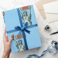 Stand With Minneapolis Wrapping Paper Roll Statue Of Liberty Torch Justice Support