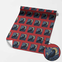 Starry Night Raven Moon Van Gogh Wrapping Paper Roll - Wonder Print Shop