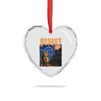 Starry Night Resist Frog Heart Crystal Glass Ornament Resistance Protest Surreal Art Graphic - Wonder Print Shop