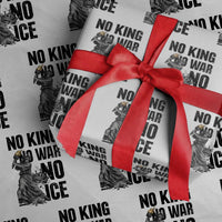Statue Of Liberty Freedom Protest Wrapping Paper Roll No Kings No Wars No Ice