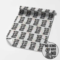 Statue Of Liberty Freedom Protest Wrapping Paper Roll No Kings No Wars No Ice