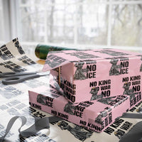 Statue Of Liberty Freedom Protest Wrapping Paper Roll No Kings No Wars No Ice