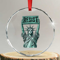 Statue of Liberty Resist Crystal Glass Ornament Retro TS02