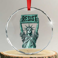 Statue of Liberty Resist Crystal Glass Ornament Retro - Wonder Print Shop