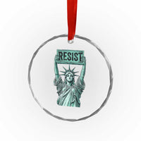 Statue of Liberty Resist Crystal Glass Ornament Retro TS02