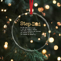 Stepdad Gifts Crystal Glass Ornament Step Dad Definition Bonus Dad Fathers Day