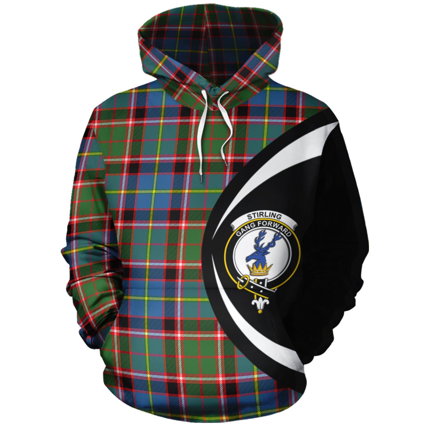 scottish-stirling-bannockburn-clan-crest-circle-style-tartan-hoodie