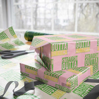 Straight Outta Jamaica Wrapping Paper Roll Cool Jamaican Travel Vacation - Wonder Print Shop