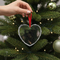 Straight Outta The Penalty Box Heart Crystal Glass Ornament Funny Youth Ice Hockey Gift - Wonder Print Shop