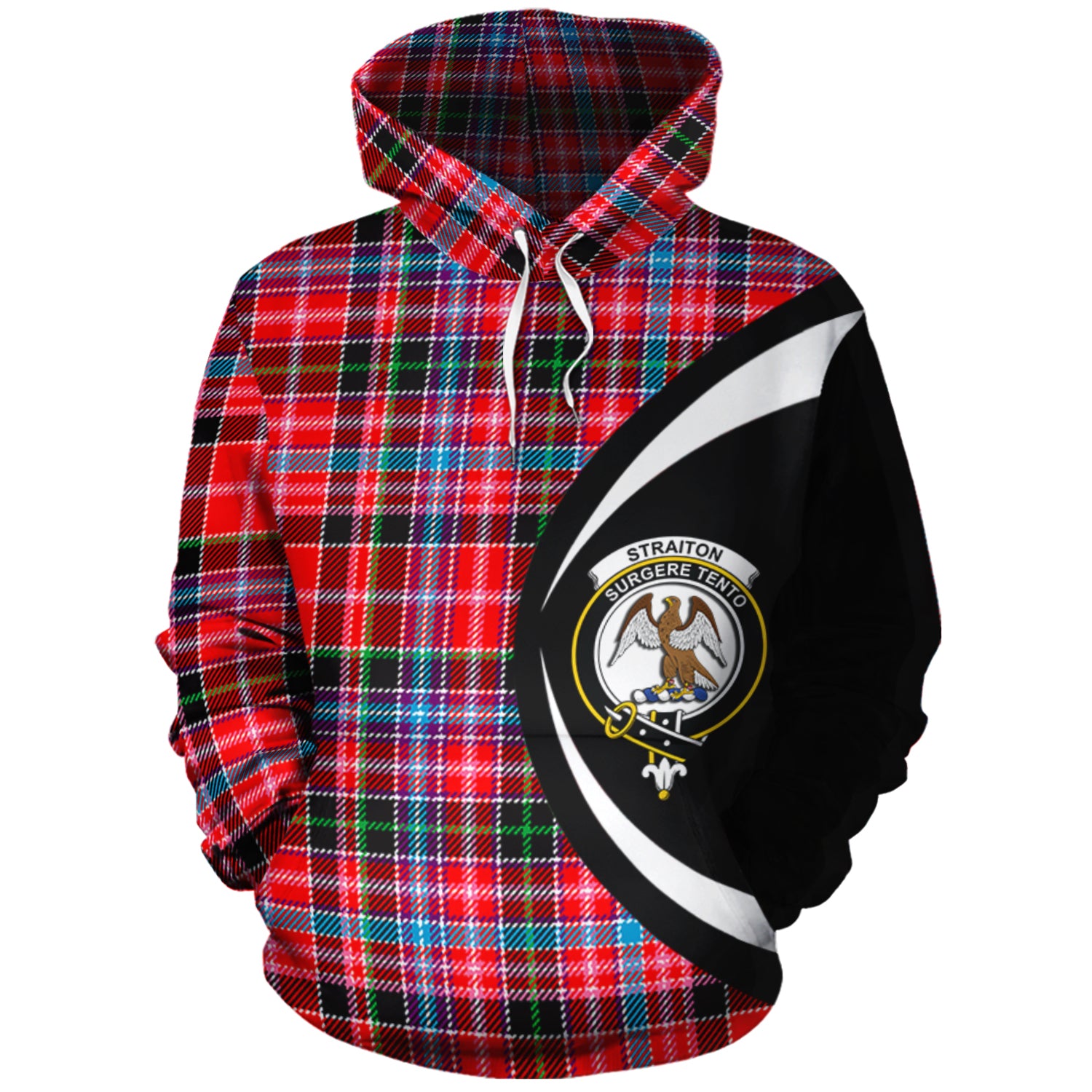 scottish-straiton-clan-crest-circle-style-tartan-hoodie