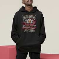 Veteran Hoodie I Have Earned It With My Blood Sweat And Tears US Flag Patriotic Bald Eagle Spirit - Wonder Print Shop