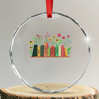 Subtle FDT 8647 Crystal Glass Ornament Foxtrots Deltas Tangos Book Lovers Flower TS02