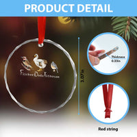 Subtle FDT Crystal Glass Ornament Flicker Dodo Titmouse Bird TS10