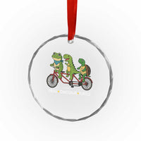 Subtle FDT Crystal Glass Ornament Frog Dinosaur Turtle Political Satire TS10