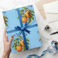 Subtle FDT Wrapping Paper Roll Dont Speak Orange Graphic Retro Vintage