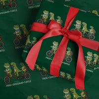 Subtle FDT Wrapping Paper Roll Frog Dinosaur Turtle Political Satire - Wonder Print Shop
